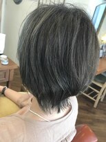 キープへアデザイン(keep hair design) 【自由が丘 keep 松下】白髪を生かしたオリーブカラー