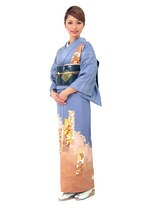 ゲッカビジン(GEKKABIJIN)&nbsp;レンタル訪問着AS33 37000円《東京着物レンタル六本木月下美人》