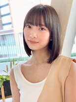 エムスラッシュ みなとみらい馬車道店(M SLASH)&nbsp;M.SLASH馬車道/美髪/ナチュラルボブ/ダークカラー/耳かけz