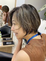 イヴォーク トーキョー(EVOKE TOKYO) 草薙慶典　口コミ　髪質改善　ショートヘア　ハイライト