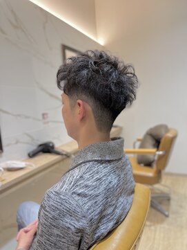 ラポールヘアー(rapport hair) ツーブロック×ナチュラルパーマ＊