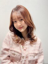 ロンド ストラーダ 心斎橋(Lond strada)&nbsp;韓国前髪顔周りロング×デザインカラー[心斎橋/髪質改善]