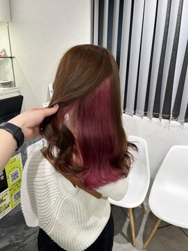 ミューバイケンジ(miu by KENJE) miu　ピンクインナーでかわいく