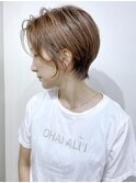 【松戸/ムラマツ】大人可愛いショートボブベージュ