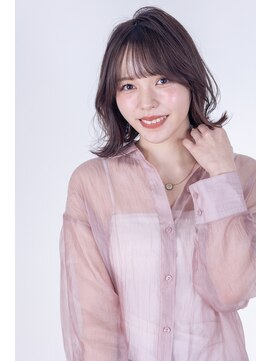 ブリング バイ スノードロップ 吉祥寺(BRING by Snowdrop) 黒髪/グレーベージュ/レイヤーロング/前髪パーマ/吉祥寺