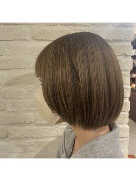 ヘアメイク カン プラスエフ(HAIR MAKE KANN+f) ぱっつんボブ／顔周りレイヤー