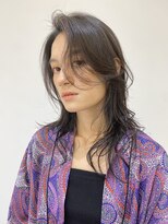 ピークアブー アヴェダ ギンザシックス(PEEK-A-BOO AVEDA GINZASIX) デジタルパーマロング デジパ 黒髪パーマスタイル