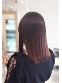 髪質改善シアーカラー酸熱ダブル+ホリスティックカラー+カット