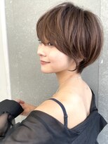 ロンドウル 熊本(Lond ulu) 大人可愛いショートボブ/ベージュカラー