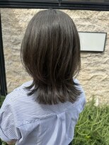 レオニード 表参道(LEONID)&nbsp;岡田≫ミディアムレイヤー×オリーブグレージュ