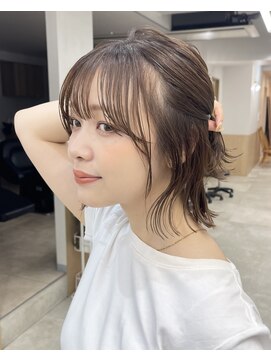 サンド クリア 横浜本店(sand clear) 伸ばしかけの方に"くびれボブ"