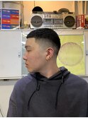 べリーショートダークアッシュニュアンスパーマ韓国マッシュ