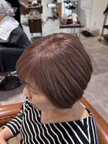 ヴィコロ(vicolo) 白髪ぼかし/ピンクべージュ/50代