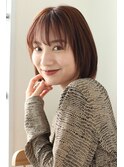 【目黒美容室】切りっぱなしボブ