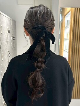 ムーン バイ ケンジ(moon by KENJE) 【hinari】編みおろし/ヘアセット/お呼ばれヘア/30代