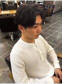 【amule hair】センターパート/フェザーパーマ/コンマバング