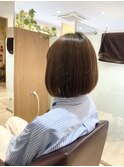 【L by first】ふんわり切りっぱなしボブ