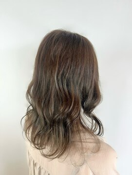 ヘアデザイン アンジェロカフェ(Hair Design Angelo cafe) オリーブグレージュ/ミディアムスタイル/20代30代40代