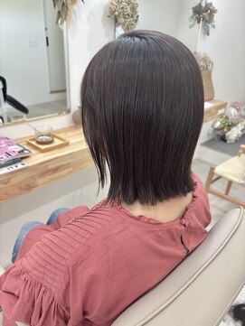 ツムギ(tsumugi) オリーブブラウン×ボブ