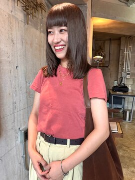 ダコタリッカ(dakota Rikka) 秋にぴったりブラウンカラー/レイヤーカット