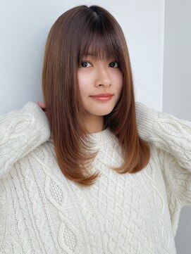 ガーデン 銀座(GARDEN) ミディアムヘア ミディアムレイヤー レイヤー 前髪