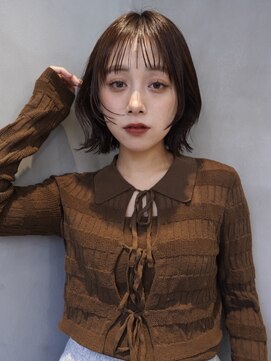 ニコ トウキョウ ヨコハマ(nico) ミニボブ/切りっぱなし/ボブ/縮毛矯正/タッセルボブ