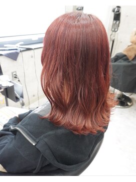 ヘアテリア リュウ 大塚(hair teria ryu) フルブリーチ/ピンクベージュ/ミディアムレイヤー