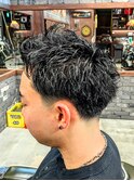 【テーパーフェードスパイキーショート】
