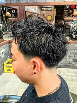 フォーコーナーズカットショップスリーセント 栄(FourCornersCutShop 3/cent)&nbsp;【テーパーフェードスパイキーショート】