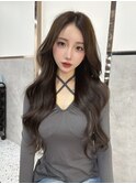 レイヤーカット小顔に見せるヘア/韓国ヘア/髪質改善/福岡/博多