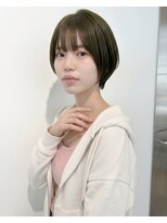 ハーツオオサカ(HE:ARTS OSAKA)&nbsp;韓国ショートヘアオリーブカラー