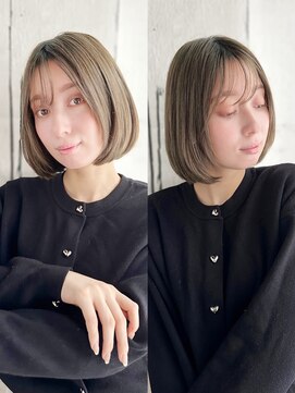 ラピス 新宿店(Lapis) 白髪カバー × 上質ツヤミディ[新宿/新宿駅/新宿]