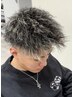 【1年目限定！】カット+ハイライト+ツイストパーマ　￥12000
