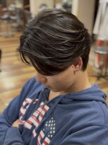 バロンドール 金沢文庫(Ballon d'or) メンズ曲がる縮毛矯正/センターパート曲がる縮毛矯正/ニュアンス