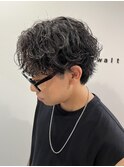名駅 メンズ シャドウパーマ ふんわりマッシュ