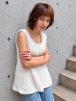 ペスカケイクリエイティブ(PESCA K-CREATIVE)&nbsp;ショートバング×ラフなショートウルフ