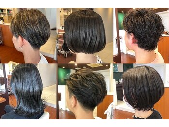 リコヘアー(RICO HAIR)の写真/髪のお悩みを解消するマンツーマン施術のサロン☆髪質・クセ・骨格を見極めたカットでお手入れ簡単♪