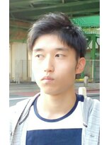 ローグヘアー 亀有店(Rogue HAIR)&nbsp;センターバックスッキリツーブロックソフモヒ風