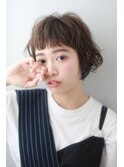 ラフパーマショートボブ☆