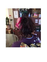 美容室 シャルドン *振袖*サイドアップ