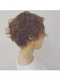 Guest style ニュアンスショートパーマ。