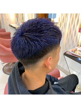 クオリス 上板橋店(QUALIS) 【QUALIS】メンズ/カラーリング/ブルー