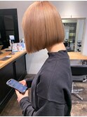 ミルクティーベージュとボブ*fukuda