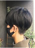 黒髪ショート/アッシュブラック/ 大人ショートボブ/20代30代40代