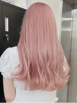 ベレーザシェルト(Beleza scelto) ba1133パールベージュロブヘアアッシュピンクウェットスタイル