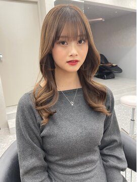 ロンド マーレ 天神大名店(Lond mare) イメチェン/チェリーブラウン/フェミニン/ダークアッシュ/束感