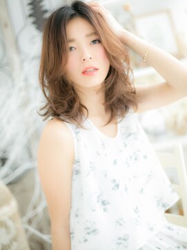 モッズヘア 上尾西口店(mod's hair) センターパートアンニュイ抜け感ネオウルフc5上尾20代30代40代