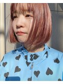 ピンクベージュbob