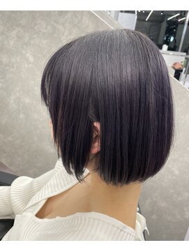 ジエクトカナウ 大阪梅田店(The Ect canow) ラベンダーグレー/パープルブラック/ミニボブ/グレージュ
