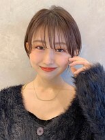 トルネード(TORNADO) シースルーバング エギョモリ 韓国ショート 透明感カラー S728